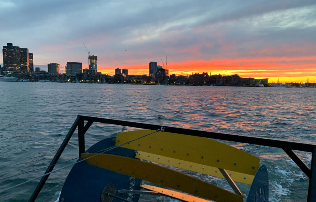 sailboat sunset cruise boston